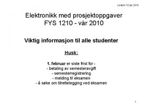 Superposisjonsprinsippet elektronikk