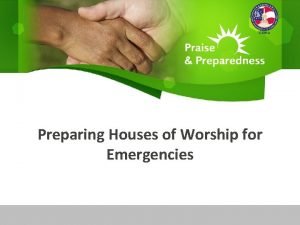 House of worship emergency plan template