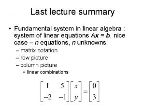 What is left null space