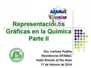 Representaciones Grficas en la Qumica Parte II Dra