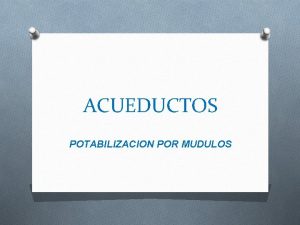 Conclusión de la potabilización del agua