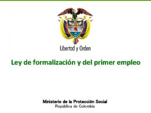 Ministerio de la Proteccin Social Repblica de Colombia