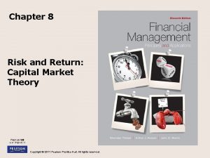 Chapter 8 Risk and Return Capital Market Theory