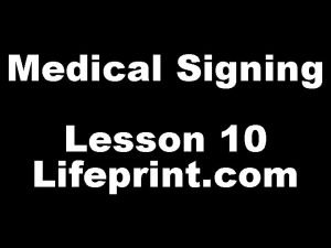 Lifeprint lesson 10