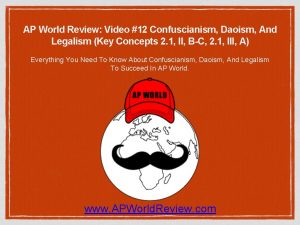 AP World Review Video 12 Confuscianism Daoism And