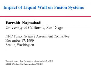 Fusion energy sciences