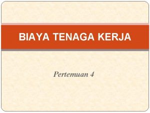 Pengertian tenaga kerja langsung