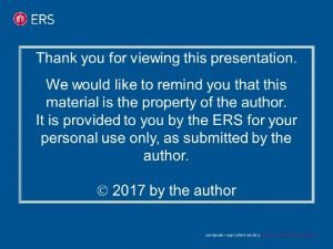 ERS Acute respiratory pandemics Respiratory viruses international epidemiology