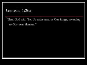 Genesis 1:26a
