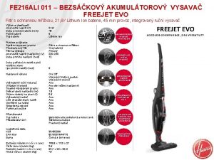 FE 216 ALI 011 BEZSKOV AKUMULTOROV VYSAVA FREEJET