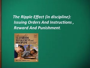 What is ripple effect in classroom management