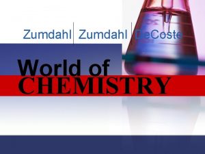 Zumdahl De Coste World of CHEMISTRY Chapter 18