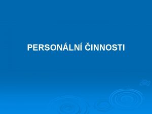 PERSONLN INNOSTI Oznaen materilu VY32INOVACEEKO1121 Ronk 2 Vzdlvac