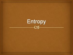 Is entropy a state function