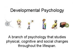 Developmental Psychology A branch of psychology that studies