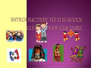 Social Organization Language Customs and Traditions Religion Arts