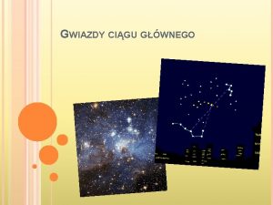 Gwiazda ciągu głównego