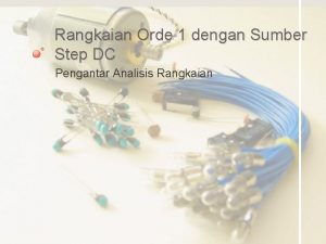 Rangkaian orde 1