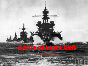 Battle of Leyte Gulf By William Bartholomew Setting