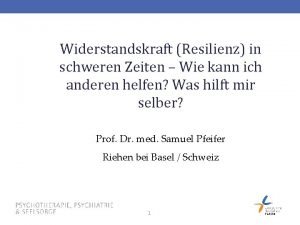 Widerstandskraft Resilienz in schweren Zeiten Wie kann ich