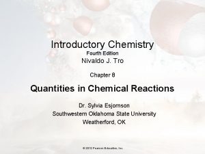 Introductory Chemistry Fourth Edition Nivaldo J Tro Chapter