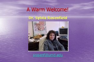 Sylvia rosenfield