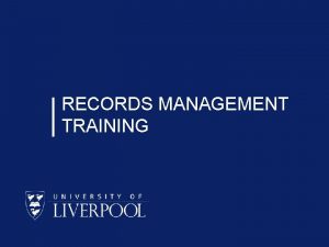 University of liverpool csd
