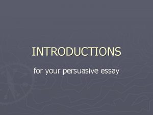 Whats a persuasive essay Whats a persuasive essay