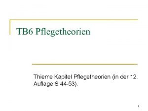 Pflegetheorie leininger