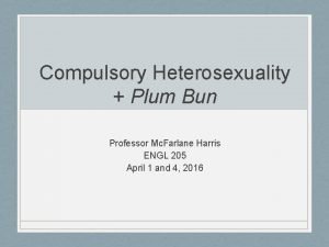 Plum bun summary