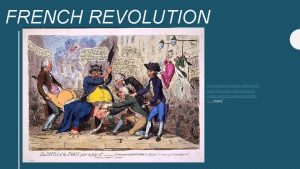 French revolution slides