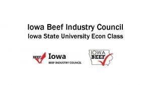 Iowa beef industry council