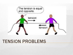 TENSION PROBLEMS HOW TO SOLVE TENSION PROBLEMS Follow TENSION PROBLEMS HOW TO SOLVE TENSION PROBLEMS Follow