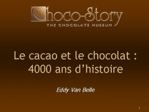 Le cacao et le chocolat 4000 ans dhistoire