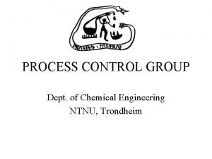 Ntnu chemical engineering Ntnu chemical engineering