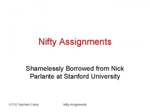 Nick parlante Nick parlante