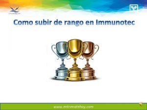 Rangos en immunotec
