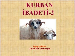 KURBAN BADET2 Recep AHAN 25 08 2017Kurucaile 1