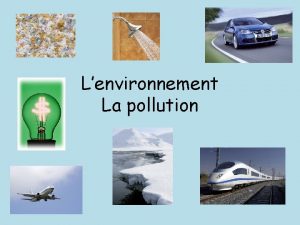 Lenvironnement La pollution Checklist Shade each box red