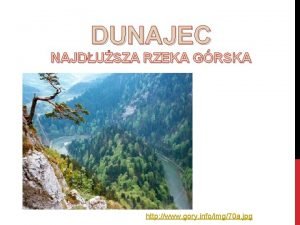 Maly dunajec