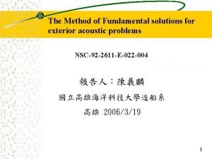 The Method of Fundamental solutions for exterior acoustic