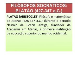 Aristoteles forma e materia Aristoteles forma e materia