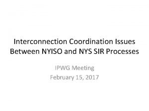 Nyiso queue Nyiso queue