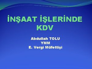 Abdullah tolu kimdir