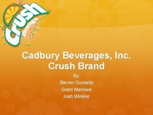 Cadbury beverages