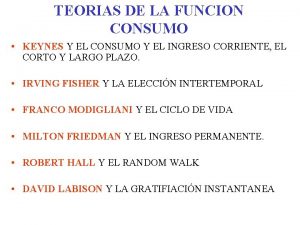 Modelo de baumol tobin Modelo de baumol tobin