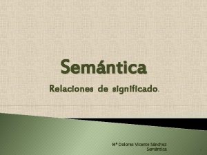 Semntica