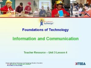 Teaching the foundations of technology