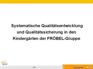 7 schritte der qualitätsentwicklung nach tietze 7 schritte der qualitätsentwicklung nach tietze