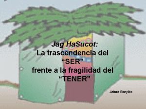 Jag Ha Sucot La trascendencia del SER frente